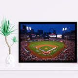 Busch stadium baseball park, Stadium Canvas, Sport Art, Gift for him, Framed Art Prints Wall Art Decor, Framed Picture