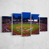 Busch stadium baseball park, Stadium Canvas, Sport Art, Large Canvas, Multi Panels, Canvas Prints Wall Art Decor