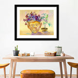 Butterfly In Flower Pots Ideas Framed Wall Art - Framed Prints, Art Prints, Home Decor, Painting Prints