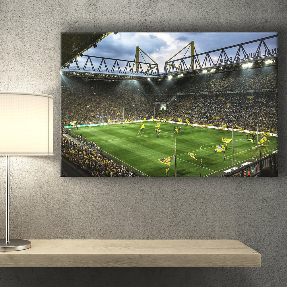 Wall UnixCanvas Art Bvb Prints Dortmund Iduna Borussia Stadium Park Canvas Signal –