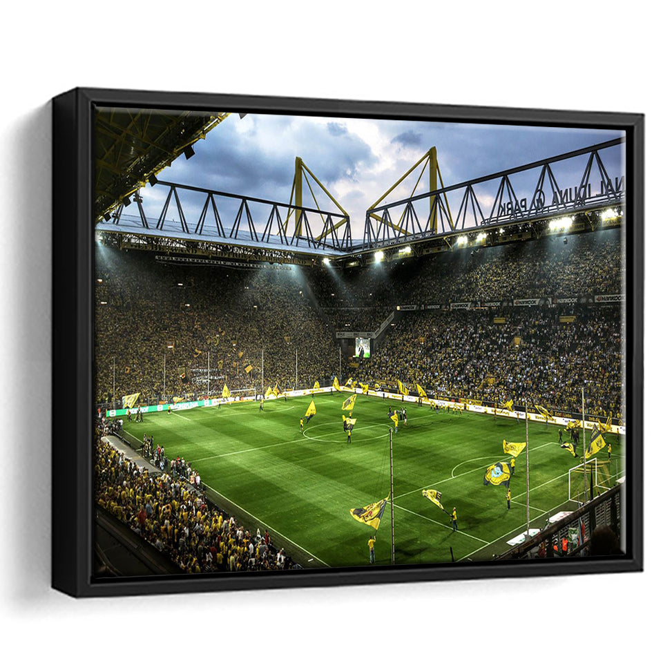 Bvb Borussia Dortmund Signal Iduna Park Stadium Framed Canvas Prints Wall Art - Painting Canvas,Framed Picture,Home Art Wall Decor