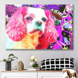 Cocker Spaniel Pop Art Canvas Prints Wall Art Decor - Painting Canvas, Home Decor, Art Print, Art For Sale