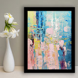 Color Abstract Framed Art Prints Wall Decor - Painting Art, Home Decor, Black Frame, Prints for Sale