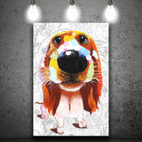 Cool Girl Puppy Pet House Decor Canvas Prints Wall Art Decor - Painting Canvas, Home Decor, Art Print, Art For Sale