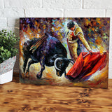 Corrida With Dangerous Opponent Canvas Wall Art - Canvas Prints, Prints For Sale, Painting Canvas,Canvas On Sale