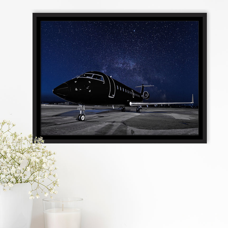 Currents Framed Canvas Prints Wall Art Home Decor - Painting Canvas, Black Frame, Framed Picture
