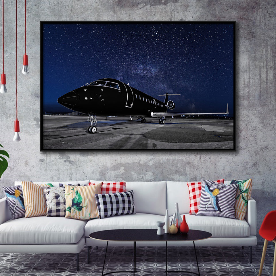 Currents Framed Canvas Prints Wall Art Home Decor - Painting Canvas, Black Frame, Framed Picture