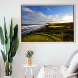 Cabot Links Golf Courses At Inverness, Nova Scotia, Canada, Golf Art Print, Framed Canvas Prints Wall Art Decor, Floating Frame
