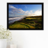 Cabot Links Golf Courses At Inverness, Nova Scotia, Canada, Golf Art Print, Framed Canvas Prints Wall Art Decor, Floating Frame