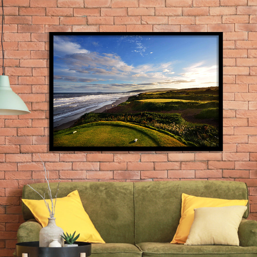 Cabot Links Golf Courses At Inverness, Nova Scotia, Canada, Golf Sport Print, Golf Lover, Framed Art Prints Home Decor