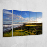 Cabot Links Golf Courses At Inverness, Nova Scotia, Canada, 5 Panels Extra Large Canvas Prints Wall Art Decor