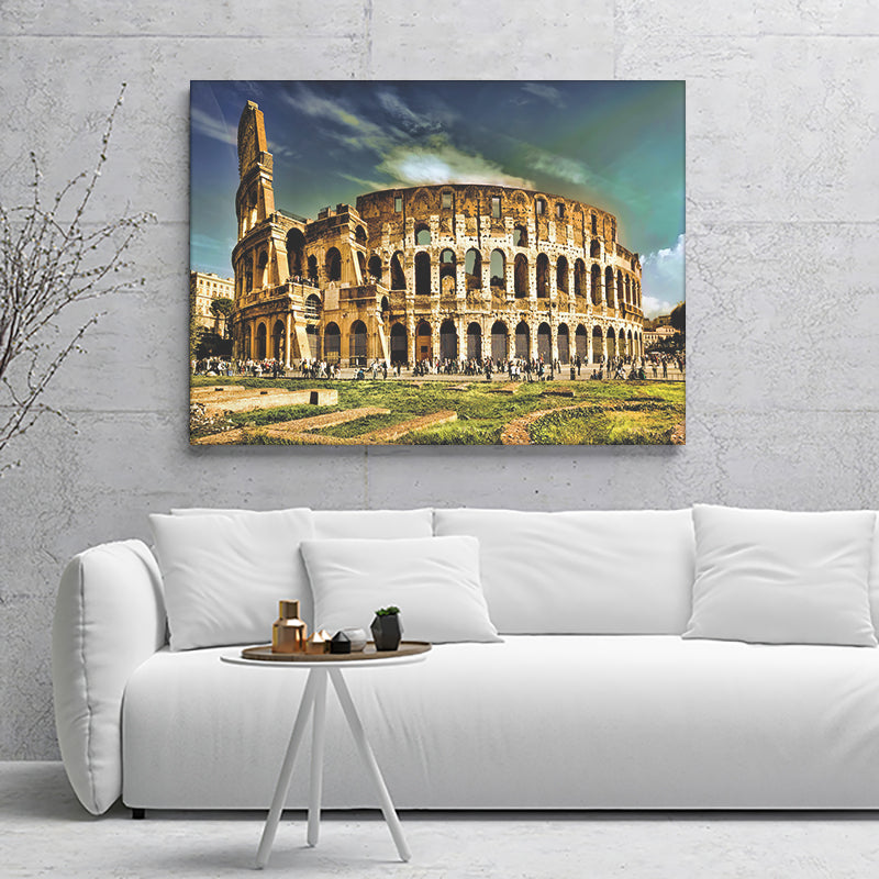 Caesar House Residenze Romane Canvas Wall Art - Canvas Prints, Prints for Sale, Canvas Painting, Canvas On Sale