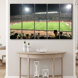 Cairo International Stadium, Stadium Canvas, Sport Art, Gift for him, Multi Panels B, Canvas Prints Wall Art Decor