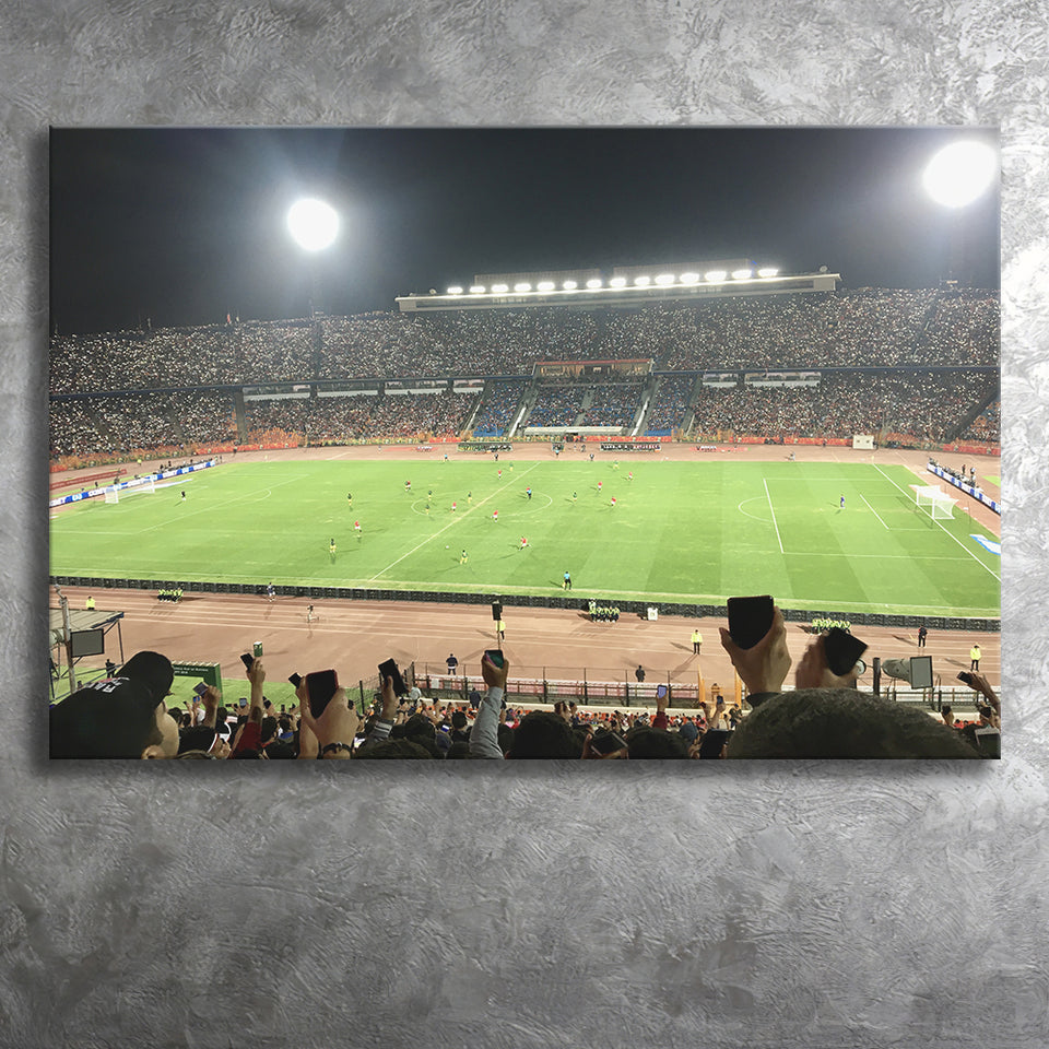 Cairo International Stadium, Stadium Canvas, Sport Art, Gift for him, Fan Gift, Canvas Prints Wall Art Decor