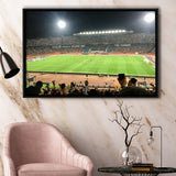 Cairo International Stadium, Stadium Canvas, Sport Art, Gift for him, Framed Canvas Prints Wall Art Decor, Framed Picture