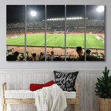 Cairo International Stadium, Stadium Canvas, Sport Art, Gift for him, Multi Panels B, Canvas Prints Wall Art Decor