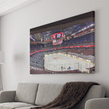 Calgary Flames Stadium Canvas Prints Scotiabank Saddledome Wall Art Hockey,Sport Stadium Art Prints, Fan Gift, Wall Decor