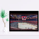 Calgary Flames Stadium Art Prints Scotiabank Saddledome Wall Art Hockey,Sport Stadium Art Prints, Fan Gift, Wall Decor
