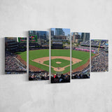 California Stadium Canvas Prints San Diego Padres Wall Art Petco,Multi Panels,Sport Stadium Art Prints, Fan Gift