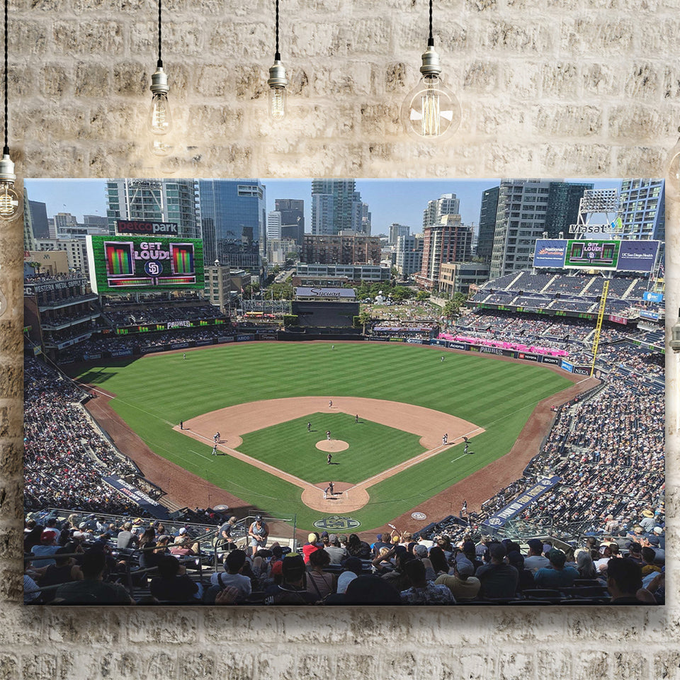 California Stadium Canvas Prints San Diego Padres Wall Art Petco,Sport Stadium Art Prints, Fan Gift, Wall Decor