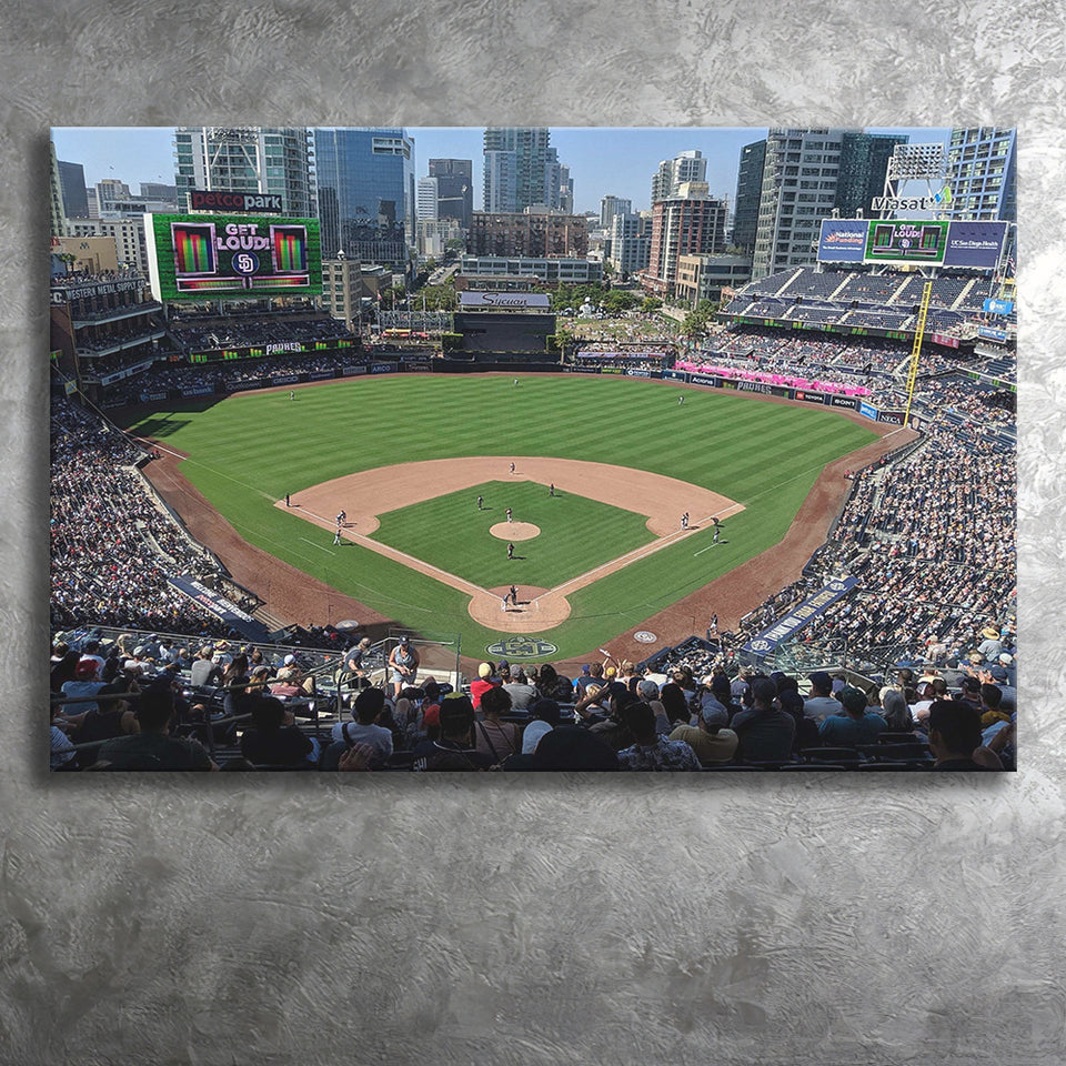 California Stadium Canvas Prints San Diego Padres Wall Art Petco,Sport Stadium Art Prints, Fan Gift, Wall Decor