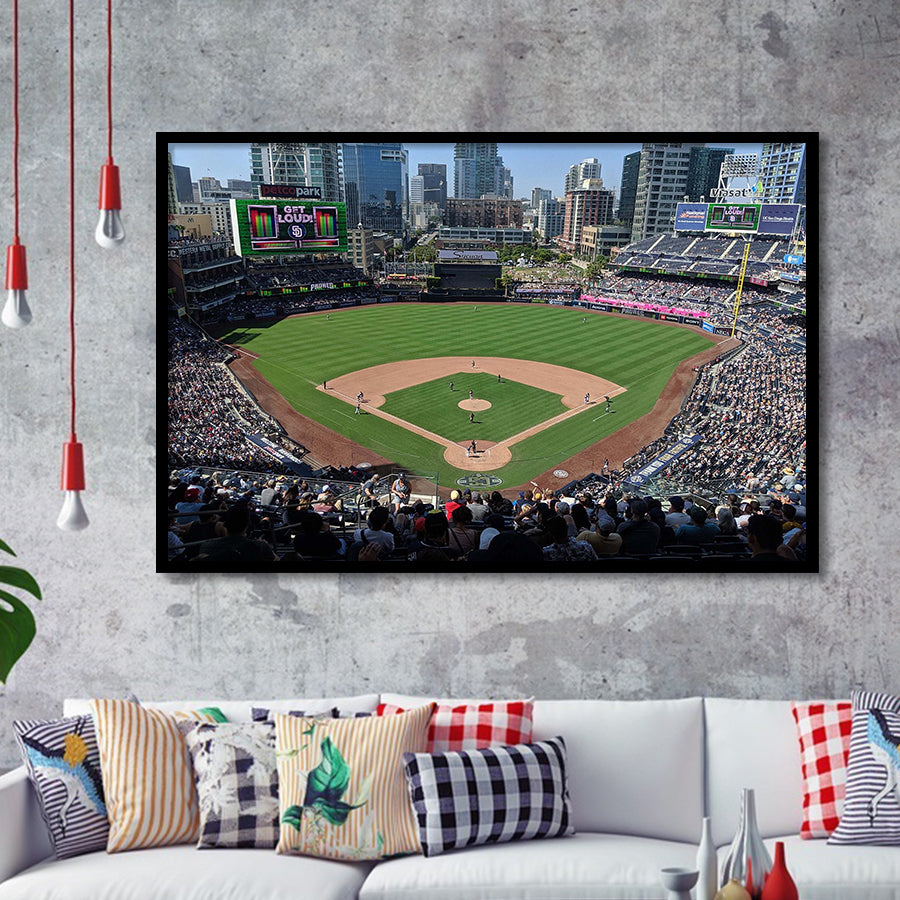 California Stadium Art Prints San Diego Padres Wall Art Petco,Sport Stadium Art Prints, Fan Gift, Wall Decor