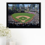 California Stadium Framed Canvas Prints San Diego Padres Wall Art Petco,Sport Stadium Art Prints, Fan Gift