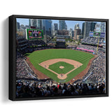 California Stadium Framed Canvas Prints San Diego Padres Wall Art Petco,Sport Stadium Art Prints, Fan Gift