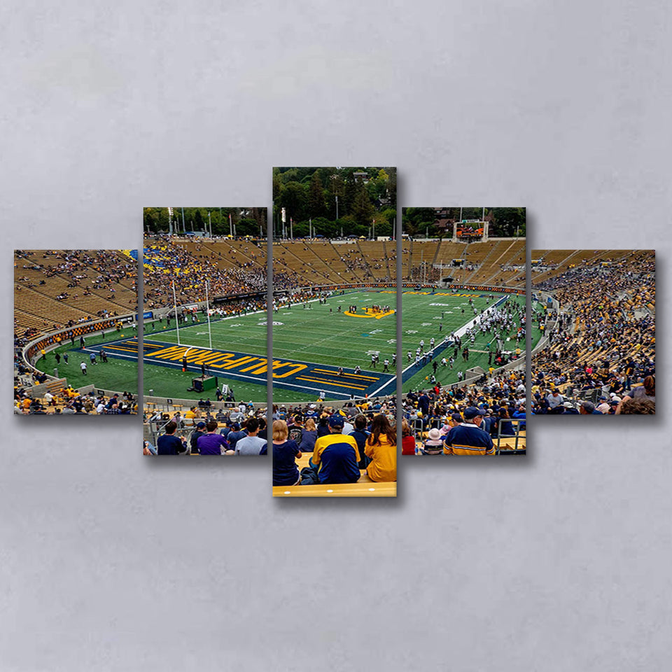 California Golden Bears Wall Art California Memorial Stadium,Multi Panels,Sport Stadium Art Prints, Fan Gift