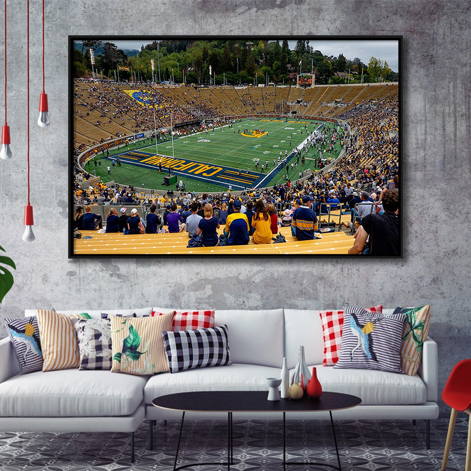 California Golden Bears Wall Art California Memorial Stadium,Sport Stadium Art Prints, Fan Gift