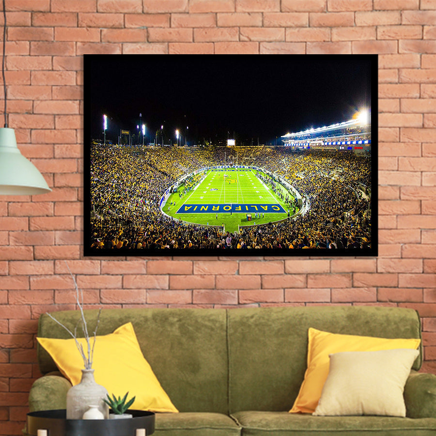 California Memorial Stadium Art Prints California Golden Bears Wall,Sport Stadium Art Prints, Fan Gift, Wall Decor