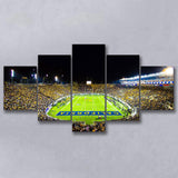 California Memorial Stadium Canvas Prints California Golden Bears Wall,Multi Panels,Sport Stadium Art Prints, Fan Gift