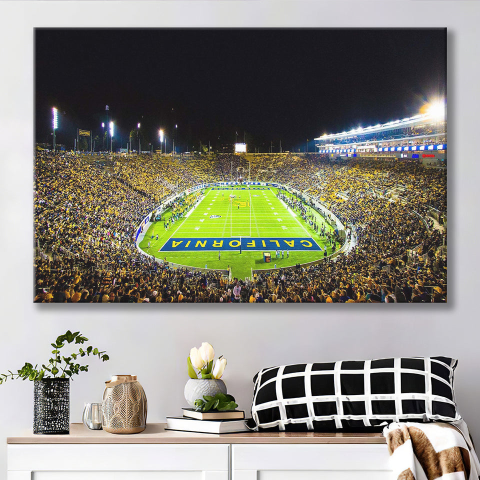 California Memorial Stadium Canvas Prints California Golden Bears Wall,Sport Stadium Art Prints, Fan Gift, Wall Decor