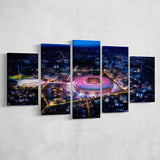 Camp Nou Aerial View, Stadium Canvas, Sport Art, Large Canvas, Multi Panels, Canvas Prints Wall Art Decor