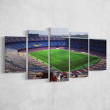 Camp Nou Stadium Canvas Prints Barcelona Wall Art Football Stadium,Multi Panels,Sport Stadium Art Prints, Fan Gift