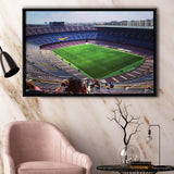 Camp Nou Stadium Framed Canvas Prints Barcelona Wall Art Football Stadium,Sport Stadium Art Prints, Fan Gift