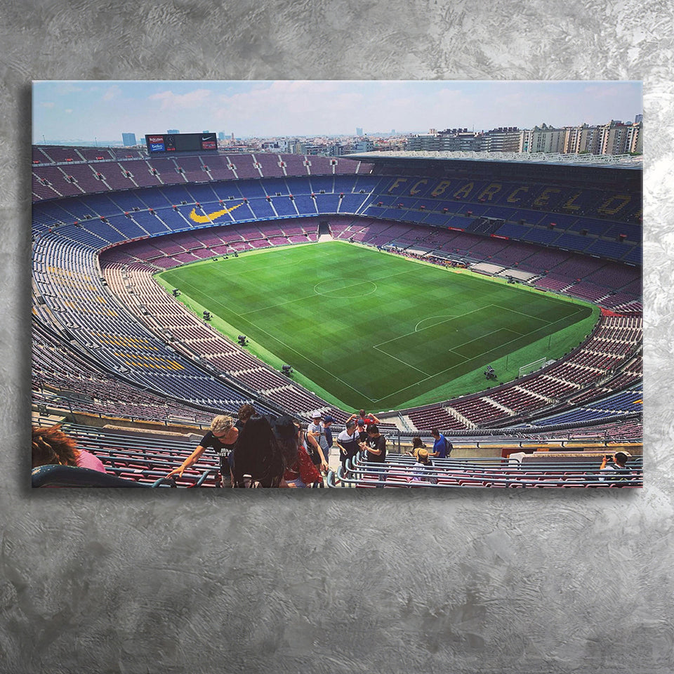 Camp Nou Stadium Canvas Prints Barcelona Wall Art Football Stadium,Sport Stadium Art Prints, Fan Gift, Wall Decor