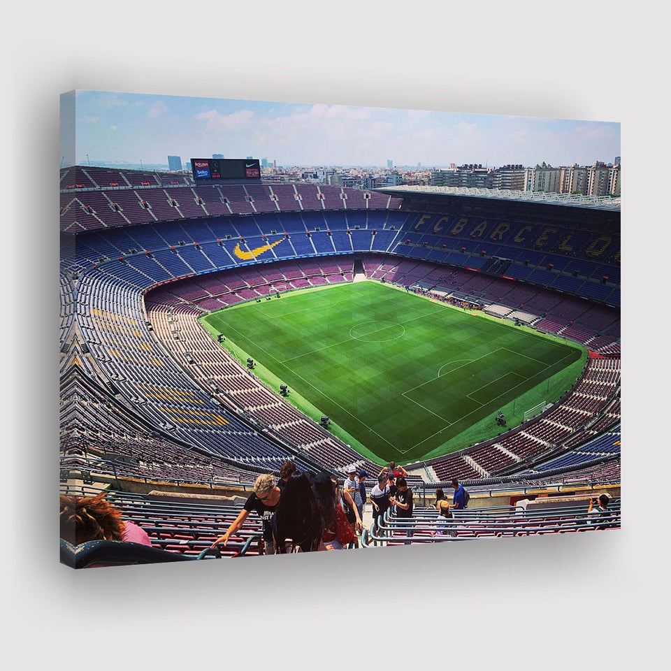 Camp Nou Stadium Canvas Prints Barcelona Wall Art Football Stadium,Sport Stadium Art Prints, Fan Gift, Wall Decor