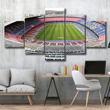 Camp Nou Football Stadium, Stadium Canvas, Sport Art, Large Canvas, Multi Panels, Canvas Prints Wall Art Decor