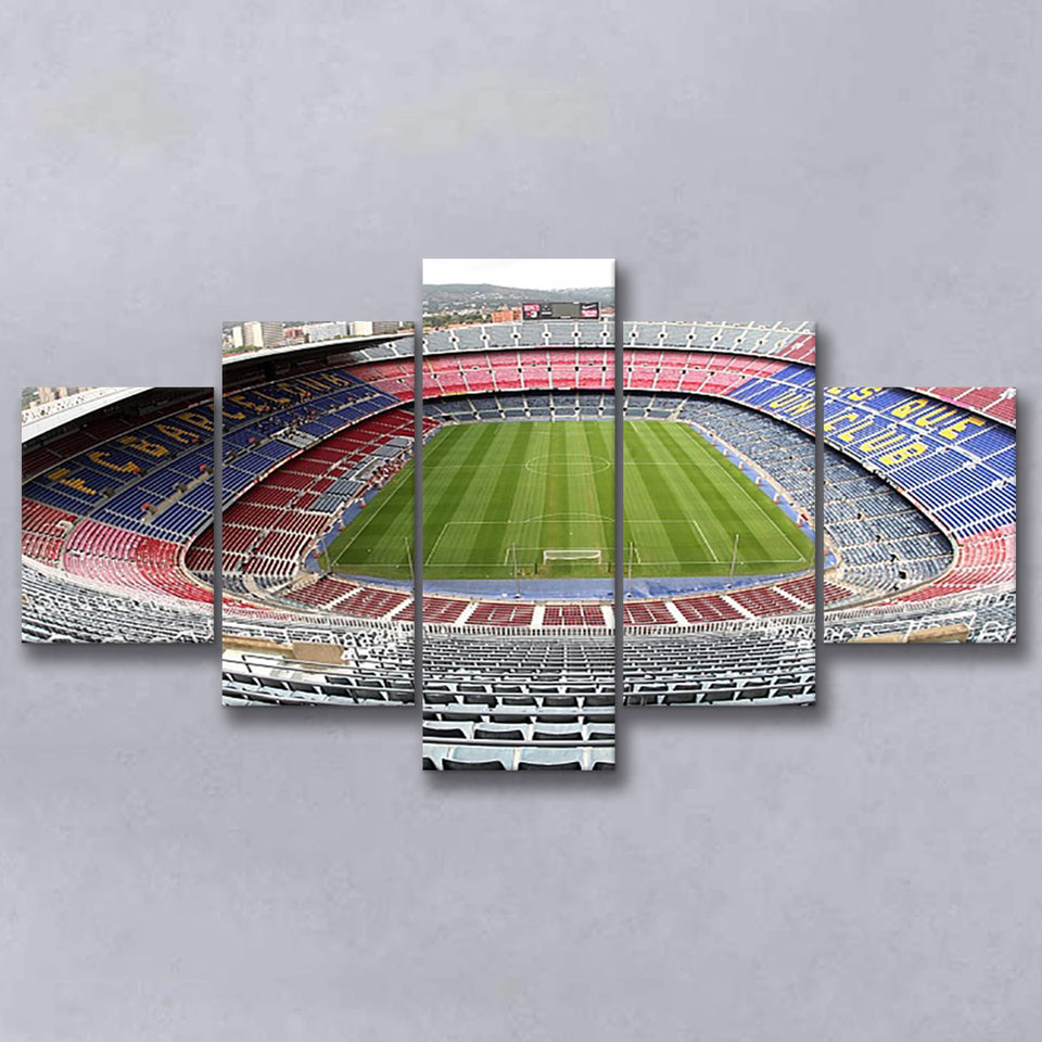 Camp Nou Football Stadium, Stadium Canvas, Sport Art, Large Canvas, Multi Panels, Canvas Prints Wall Art Decor
