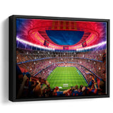 Camp Nou Stadium Football, Stadium Canvas, Sport Art, Gift for him, Framed Canvas Prints Wall Art Decor, Framed Picture