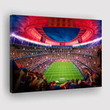 Camp Nou Stadium Football, Stadium Canvas, Sport Art, Gift for him, Fan Gift, Canvas Prints Wall Art Decor