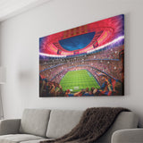 Camp Nou Stadium Football, Stadium Canvas, Sport Art, Gift for him, Fan Gift, Canvas Prints Wall Art Decor