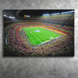 Camp Nou, Football Stadium Canvas Prints Wall Art - Painting Canvas, Wall Decor, Fan Gift, Art Prints
