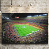 Camp Nou, Football Stadium Canvas Prints Wall Art - Painting Canvas, Wall Decor, Fan Gift, Art Prints