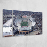 Camp Randall Stadium Canvas Prints Wisconsin Badgers Wall Art,Multi Panels B,Sport Stadium Art Prints, Fan Gift