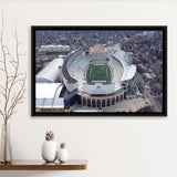 Camp Randall Stadium Framed Canvas Prints Wisconsin Badgers Wall Art,Sport Stadium Art Prints, Fan Gift