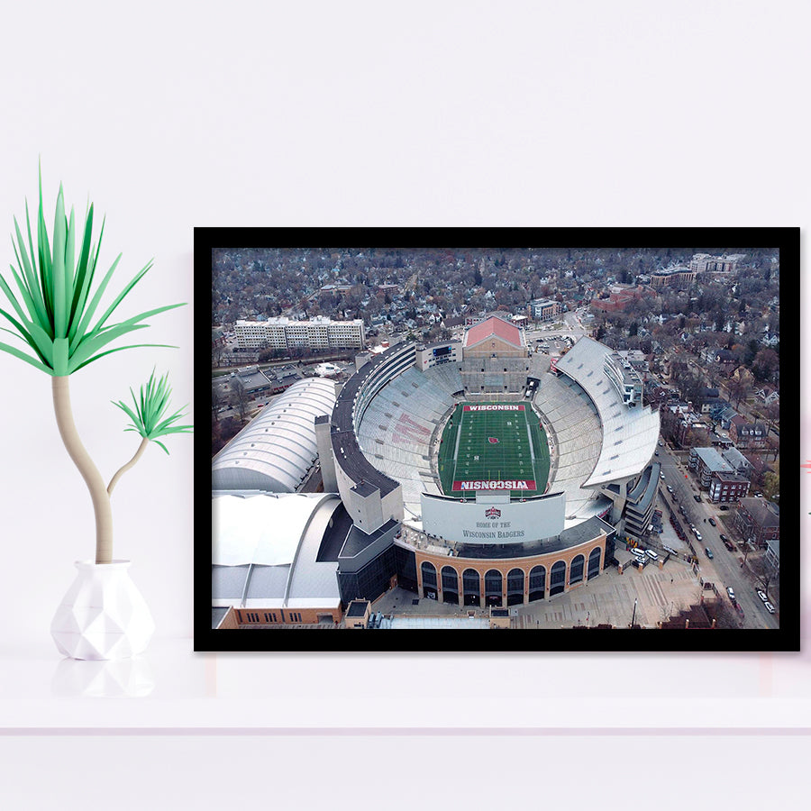 Camp Randall Stadium Art Prints Wisconsin Badgers Wall Art,Sport Stadium Art Prints, Fan Gift, Wall Decor