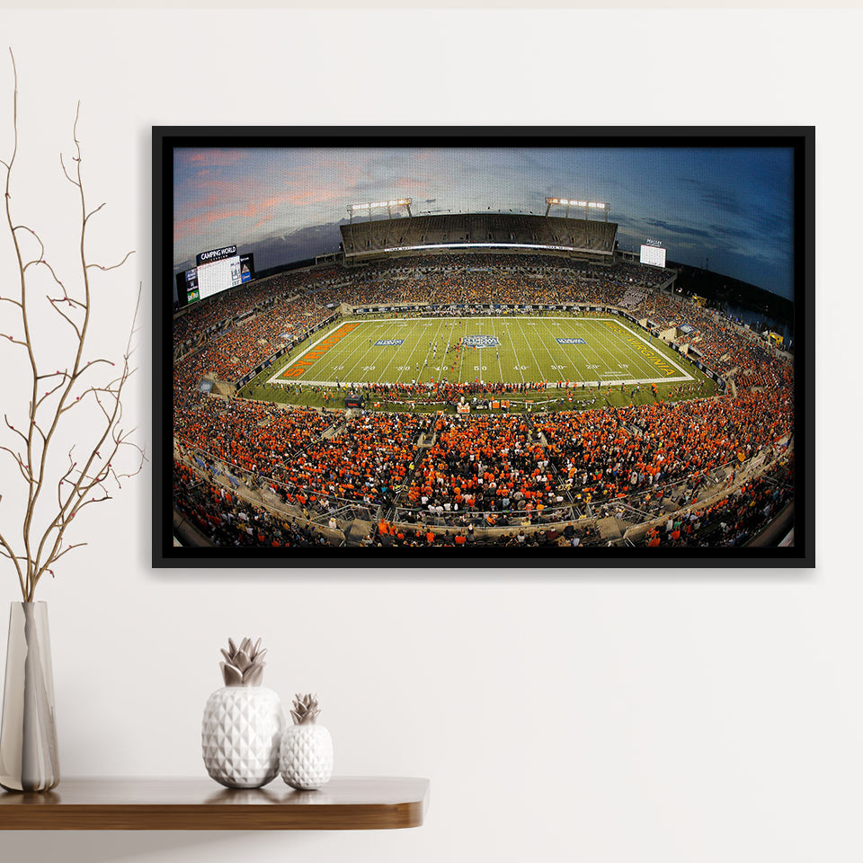 Camping World Bowl, Stadium Canvas, Sport Art, Gift for him, Framed Canvas Prints Wall Art Decor, Framed Picture