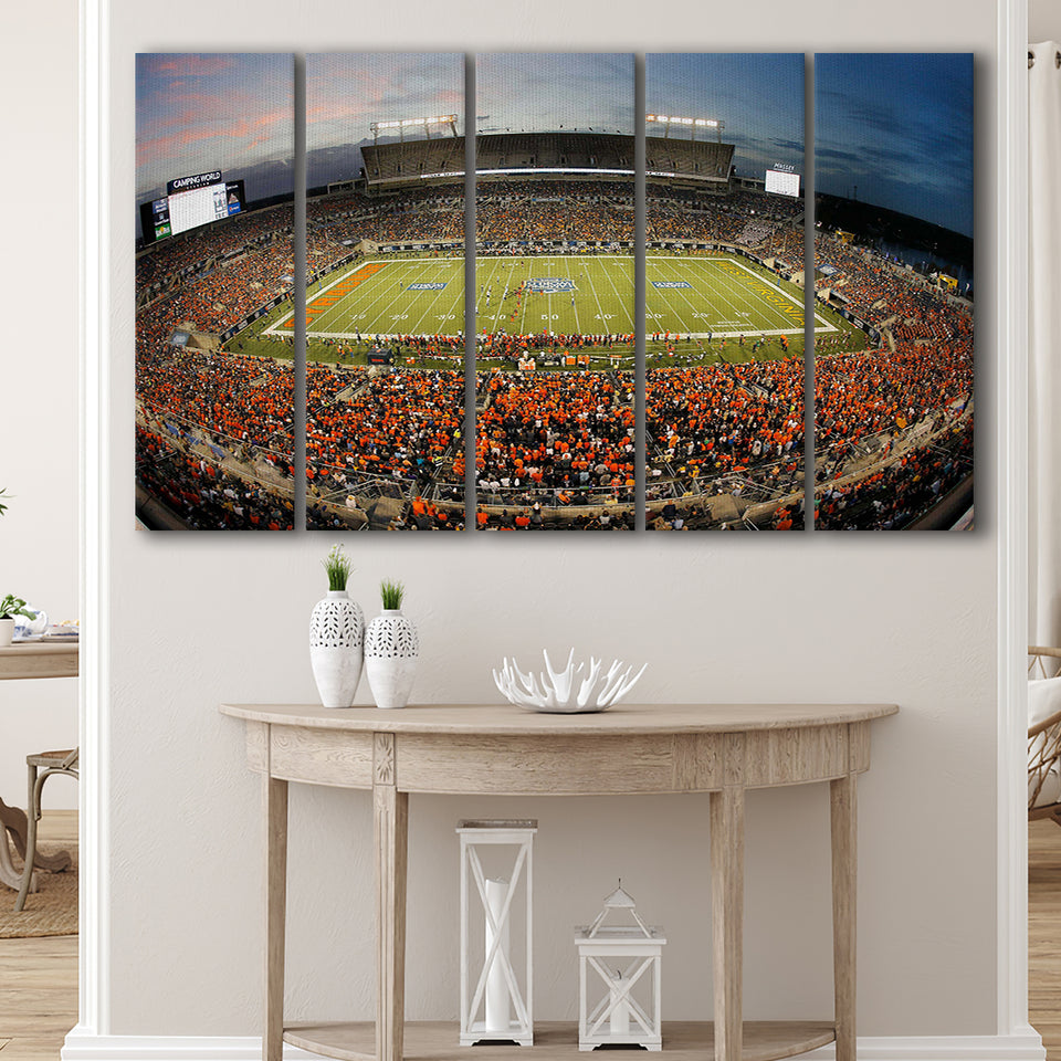Camping World Bowl, Stadium Canvas, Sport Art, Gift for him, Multi Panels B, Canvas Prints Wall Art Decor